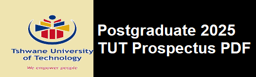 TUT Prospectus 2025/2026 Pdf Download Postgraduate - Apply Online ...