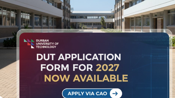 DUT Application Form For 2027 Now Available