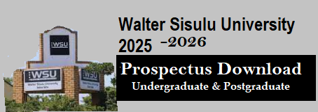 WSU Online Application 2025-2026 Prospectus-Download PDF - Apply Online ...