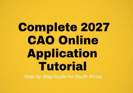 Complete 2027 CAO Online Application Tutorial